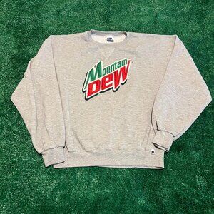 Russell Mountain Dew Embroidered Crewneck